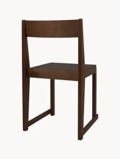 Sillas De Madera|Sillas></noscript>FRAMA Silla de madera de abedul 01 Madera de abedul lacada en oscuro