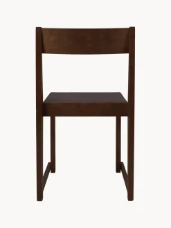 Sillas De Madera|Sillas></noscript>FRAMA Silla de madera de abedul 01 Madera de abedul lacada en oscuro