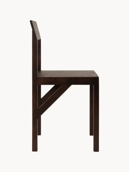 Sillas De Madera|Sillas>FRAMA Silla de madera de fresno Bracket Madera de fresno lacada en oscuro