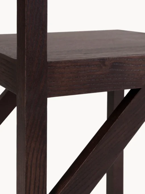 Sillas De Madera|Sillas>FRAMA Silla de madera de fresno Bracket Madera de fresno lacada en oscuro