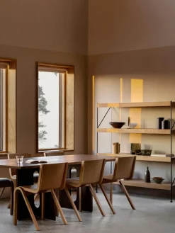 Sillas De Madera|Sillas>Audo Copenhagen Silla de madera Ready Dining Madera de roble lacada en claro