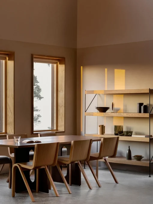 Sillas De Madera|Sillas>Audo Copenhagen Silla de madera Ready Dining Madera de roble lacada en claro