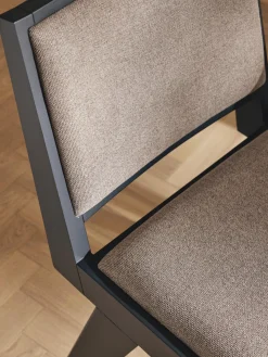 Sillas De Madera|Sillas></noscript>Westwing Collection Silla de madera tapizada Sissi Tejido greige, negro