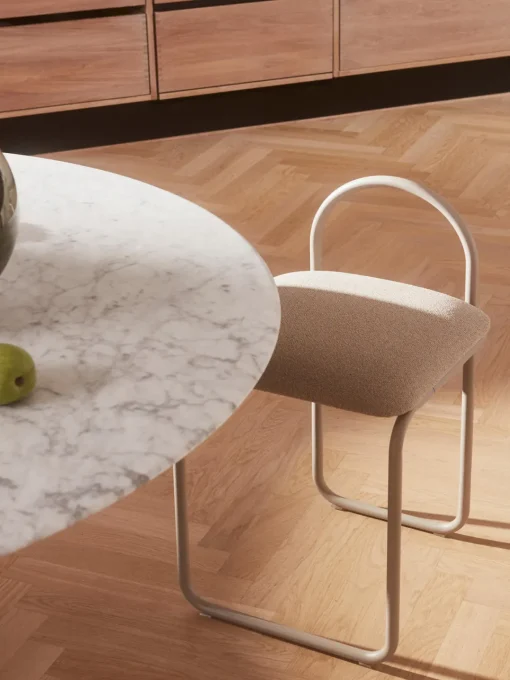 Sillas>AYTM Silla de metal Angui Tejido beige