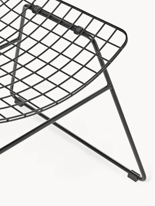 Sillas>HKLIVING Silla de metal Wire Negro