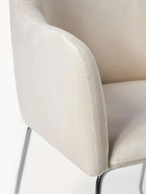 Outlet Silla de terciopelo con reposabrazos Isla Sillas Con Reposabrazos|Sillas