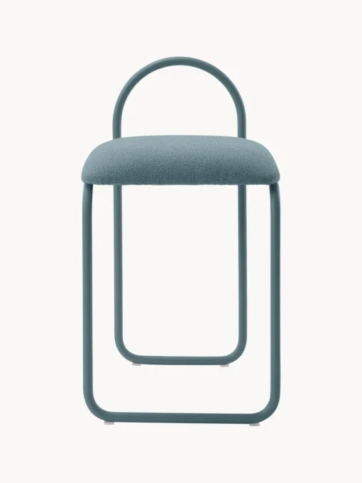 Sillas>AYTM Silla en tejido bouclé Angui Bouclé gris azulado