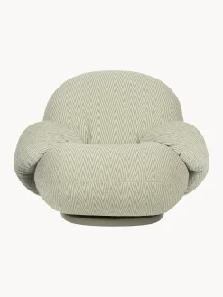 Sillones De Jardín|Sillones De Jardí­N>GUBI Silla giratoria de jardín Pacha Tejido verde salvia, beige claro, greige