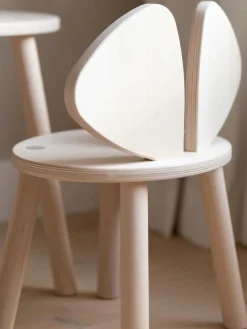 New Silla infantil de madera Mouse Niños Decoración Infantil|Mesas Y Sillas Infantiles
