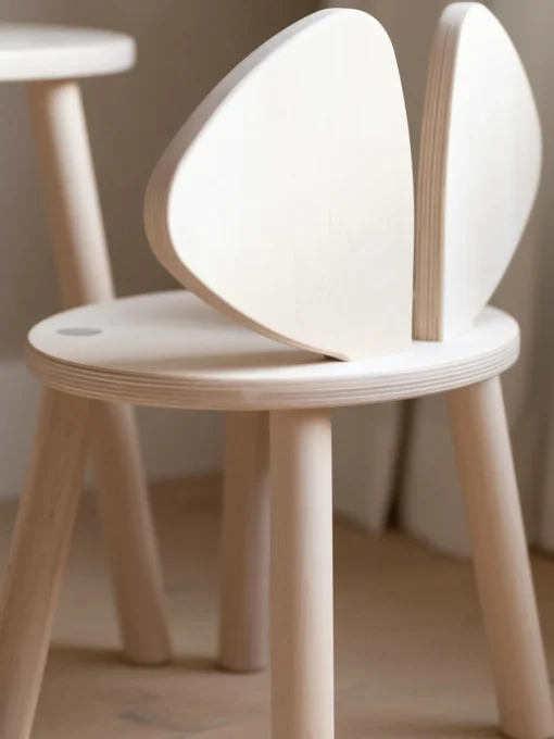 New Silla infantil de madera Mouse Niños Decoración Infantil|Mesas Y Sillas Infantiles