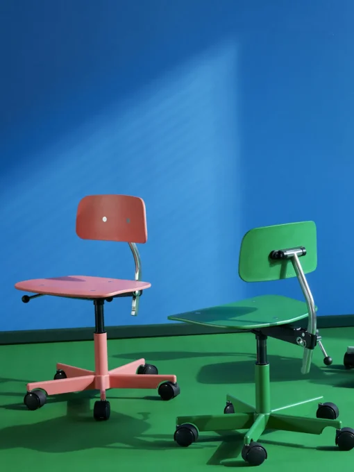 Mesas Y Sillas Infantiles|Sillas Infantiles>Montana Furniture Silla infantil Kevi Kids 2533J, altura regulable Melocotón, plateado