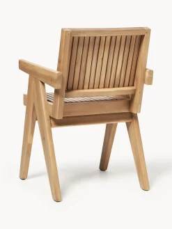 Sillas De Jardín|Sillas De Jardí­N></noscript>Westwing Collection Silla para exterior con reposabrazos de madera de acacia Sissi Madera de acacia clara