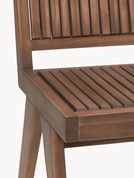 Sillas De Jardín|Sillas De Jardí­N>Westwing Collection Silla para exterior de madera de acacia Sissi Madera de acacia oscura