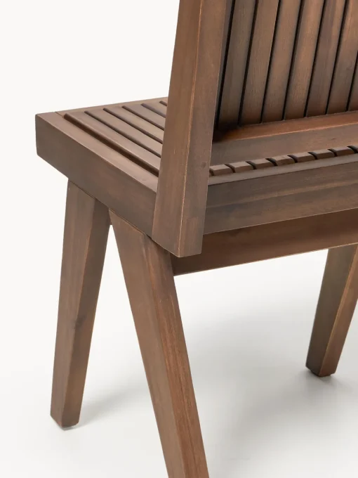 Sillas De Jardín|Sillas De Jardí­N>Westwing Collection Silla para exterior de madera de acacia Sissi Madera de acacia oscura