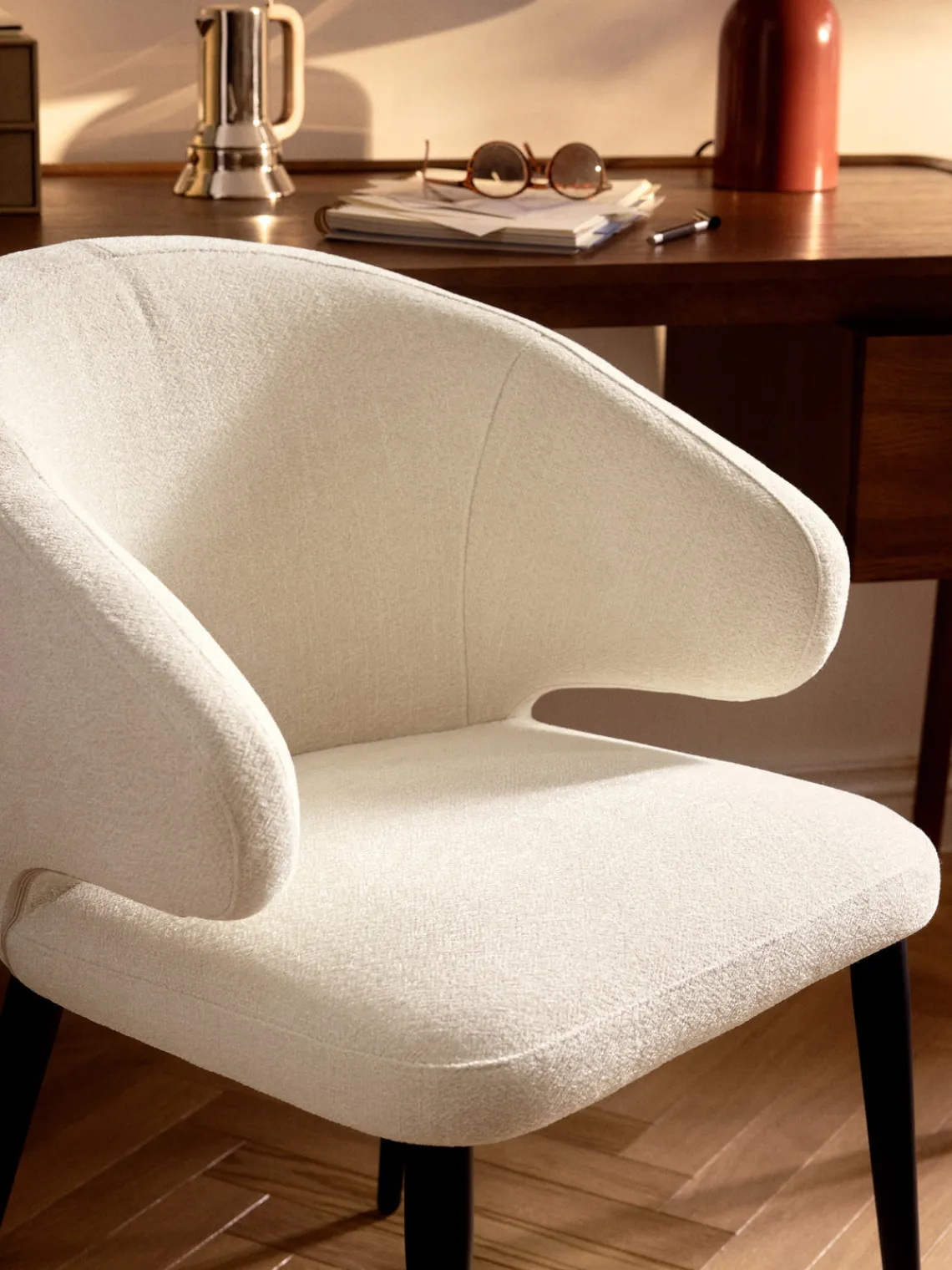 Best Silla tapizada Celia Sillas Con Reposabrazos|Sillas