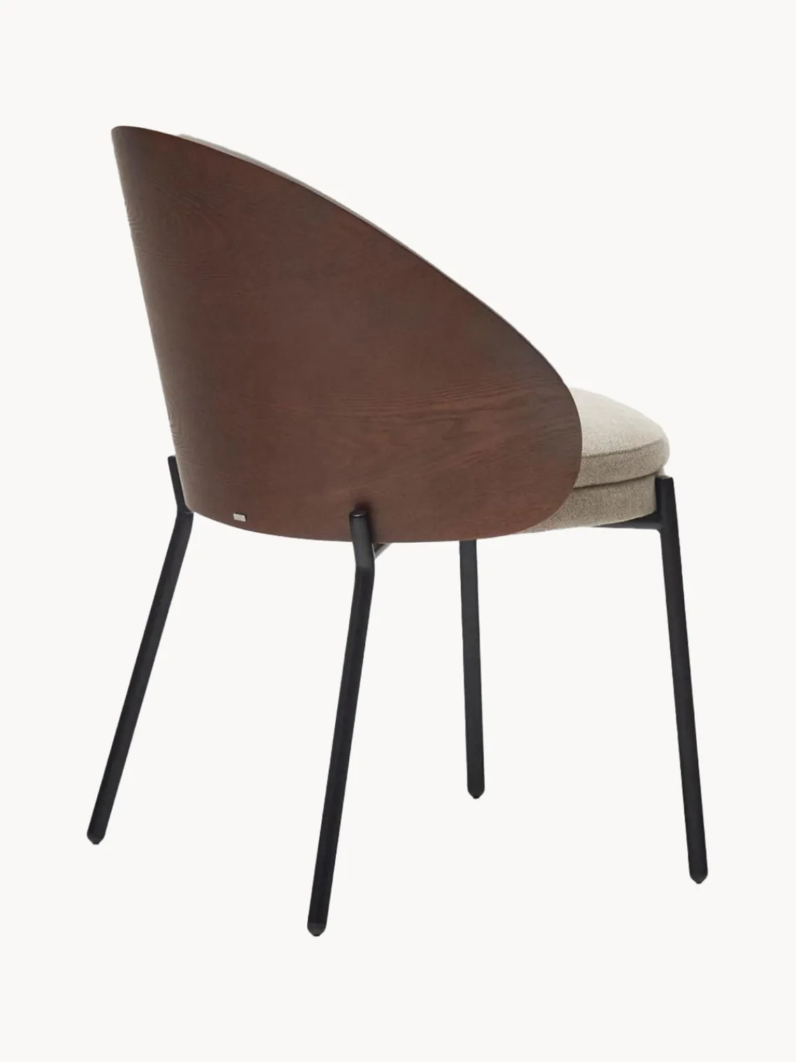 Sillas> Silla tapizada de chenilla Eamy