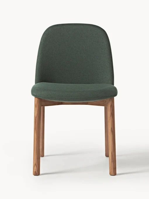 Silla tapizada de madera de fresno Julie Sillas De Madera|Sillas