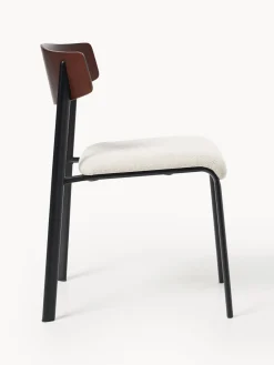 Online Silla tapizada de madera de roble Nadia Sillas