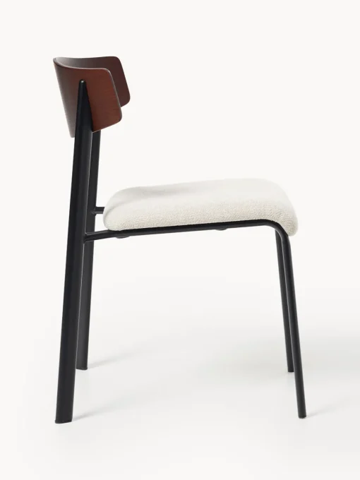 Online Silla tapizada de madera de roble Nadia Sillas