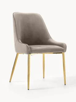 Online Silla tapizada de terciopelo Ava Sillas