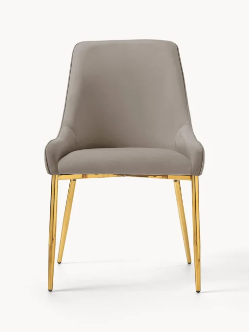Online Silla tapizada de terciopelo Ava Sillas