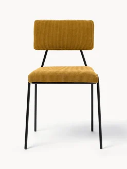 Best Silla tapizada en pana Mats, 2 uds. Sillas