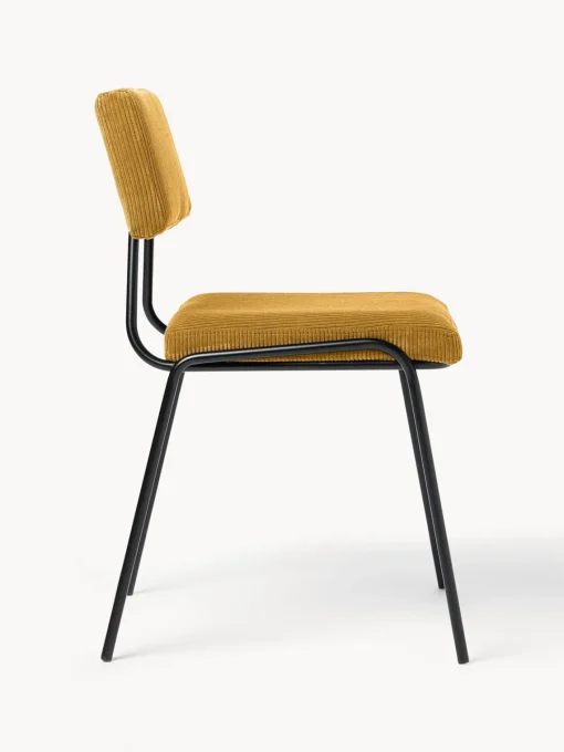 Best Silla tapizada en pana Mats, 2 uds. Sillas
