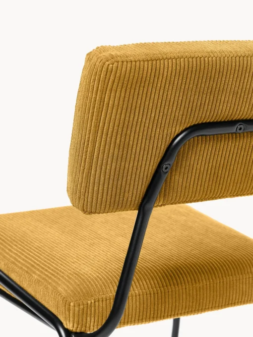 Best Silla tapizada en pana Mats, 2 uds. Sillas