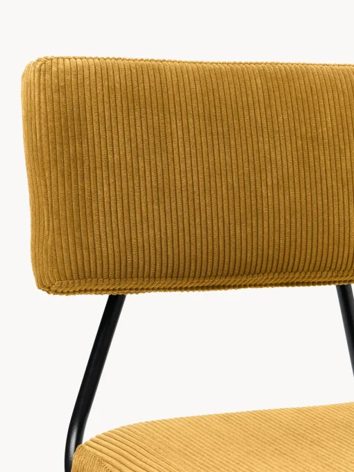 Best Silla tapizada en pana Mats, 2 uds. Sillas