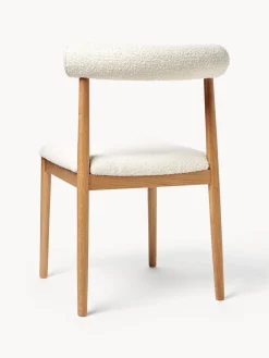 Outlet Silla tapizada en tejido bouclé Diego Sillas