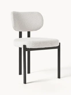 Discount Silla tapizada en tejido bouclé Adrien Sillas