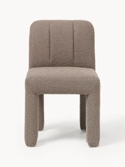 Sillas></noscript>Westwing Collection Silla tapizada en tejido bouclé Lukas Bouclé taupe
