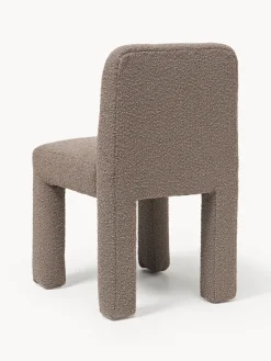 Sillas></noscript>Westwing Collection Silla tapizada en tejido bouclé Lukas Bouclé taupe