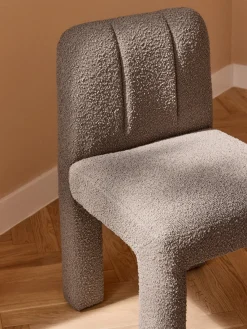 Sillas></noscript>Westwing Collection Silla tapizada en tejido bouclé Lukas Bouclé taupe