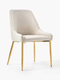 Silla tapizada en terciopelo Ava Sillas
