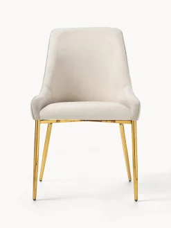 Silla tapizada en terciopelo Ava Sillas
