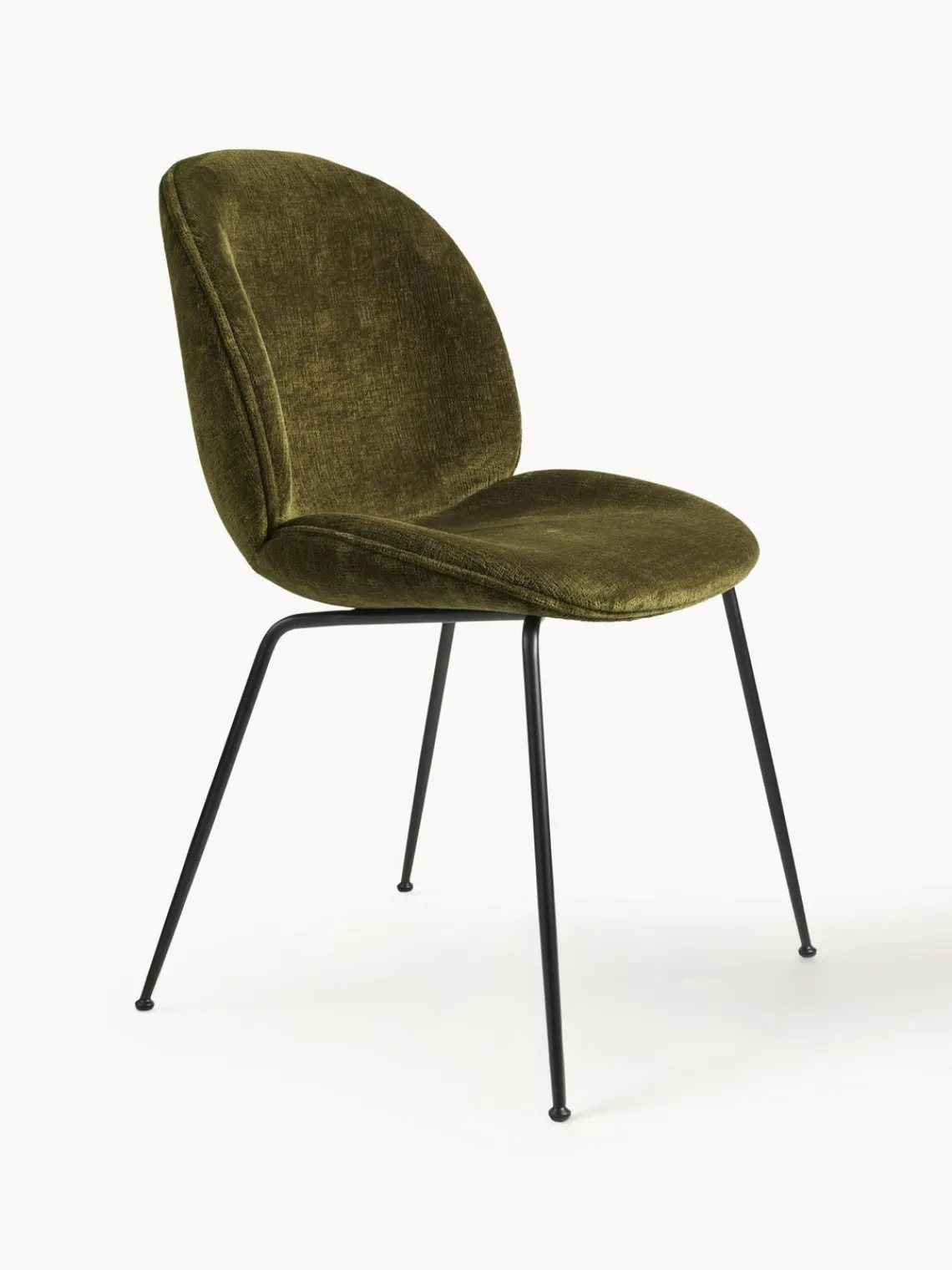 Discount Silla tapizada en terciopelo Beetle Sillas