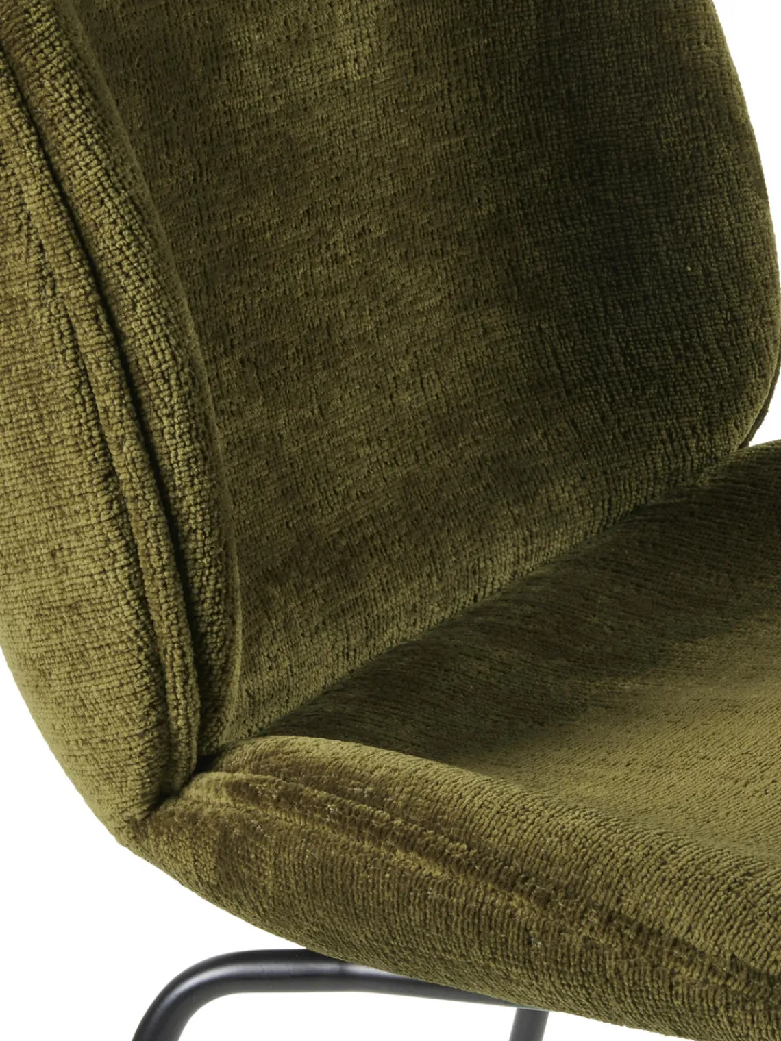 Discount Silla tapizada en terciopelo Beetle Sillas