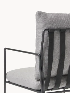 Sillas></noscript>Westwing Collection Silla tapizada Wayne Mezcla de lino gris, negro