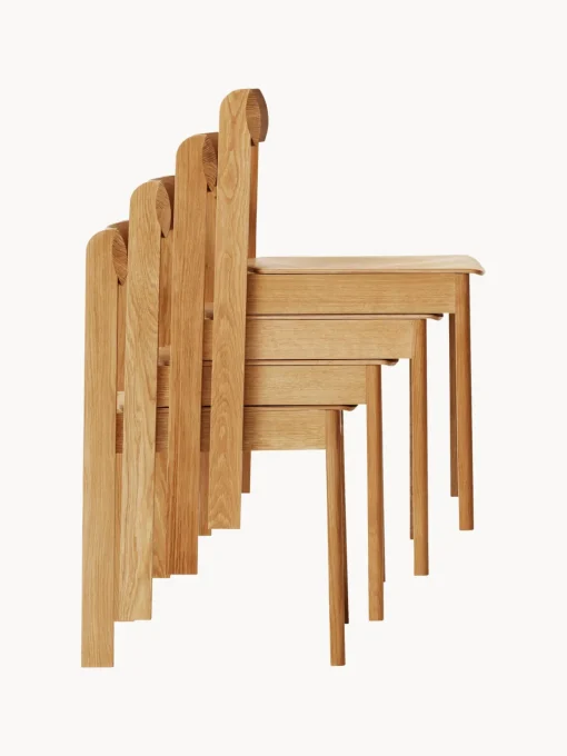 Hot Sillas apilables de Blueprint, 2 uds. Sillas De Madera|Sillas