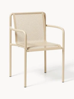 Sillas De Jardín|Sillas De Jardí­N>Ferm Living Sillas con reposabrazos de jardín Dapple, 2 uds. Beige