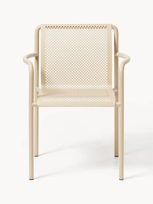 Sillas De Jardín|Sillas De Jardí­N>Ferm Living Sillas con reposabrazos de jardín Dapple, 2 uds. Beige