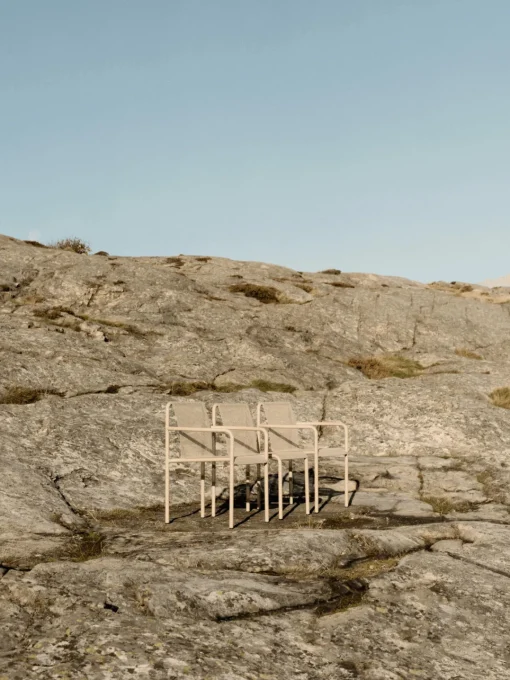 Sillas De Jardín|Sillas De Jardí­N>Ferm Living Sillas con reposabrazos de jardín Dapple, 2 uds. Beige