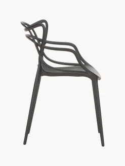 Sillas De Jardín|Sillas Con Reposabrazos></noscript>Kartell Sillas con reposabrazos Masters, 2 uds. Negro