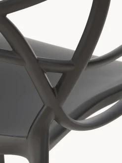 Sillas De Jardín|Sillas Con Reposabrazos></noscript>Kartell Sillas con reposabrazos Masters, 2 uds. Negro