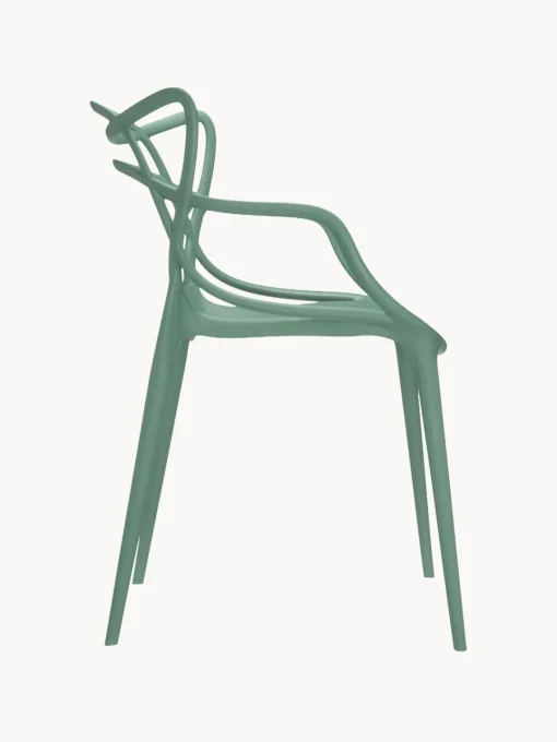 Sillas De Jardín|Sillas Con Reposabrazos>Kartell Sillas con reposabrazos Masters, 2 uds. Verde salvia