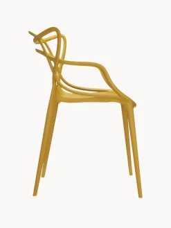 Sillas De Jardín|Sillas Con Reposabrazos></noscript>Kartell Sillas con reposabrazos Masters, 2 uds. Amarillo sol