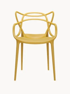 Sillas De Jardín|Sillas Con Reposabrazos></noscript>Kartell Sillas con reposabrazos Masters, 2 uds. Amarillo sol