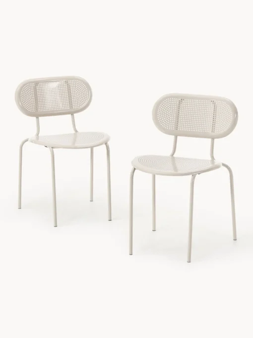 Sillas De Jardín|Sillas De Jardí­N>Westwing Collection Sillas de exterior Kumi, 2 uds. Beige