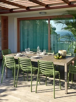 Sillas De Jardín|Sillas De Jardí­N></noscript>Nardi Sillas de jardín apilables Doga, 2 uds. Verde oliva